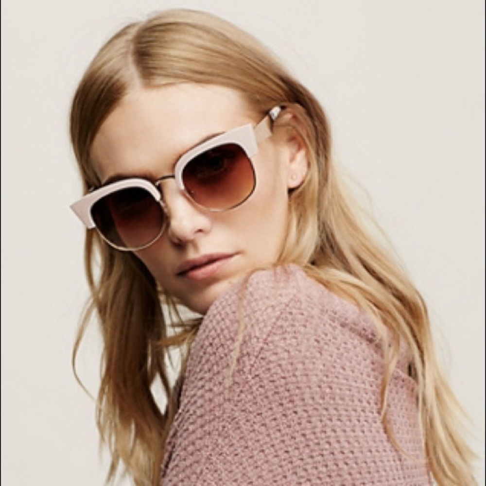 Urban outfitter pink cat eye glasses